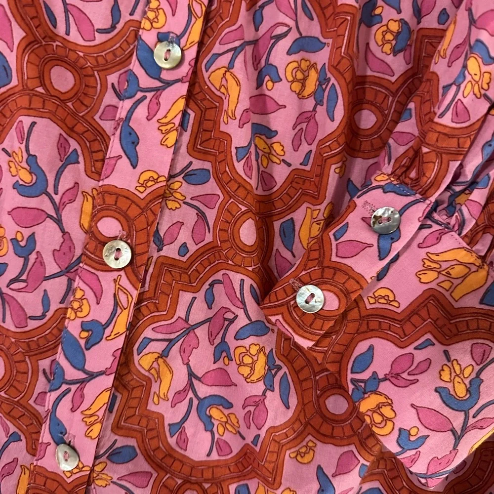 AVARA FALL 25 Floral Patterned Button-Up Blouse - Picture 3 of 7